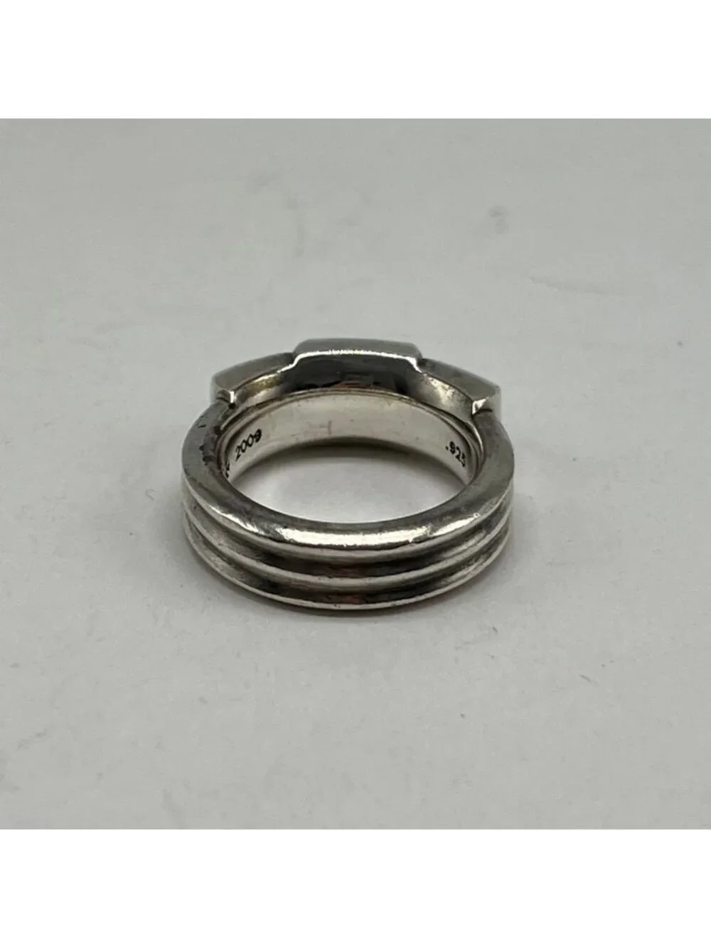Chrome Hearts Waxed Punk Ring Silver